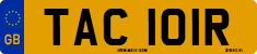 License plate of the United Kingdom, 1963 year system