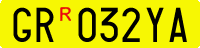 License plate of Italy, Cars (1994 year series)