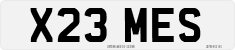 License plate of the United Kingdom, 1983 year system