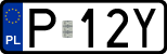 License plates of Poland, Regular car plates