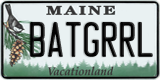 Maine, Vanity Plates