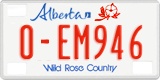 Alberta, Rental cars (X-AB123)