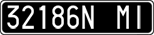 License plate of Italy, Cars (1927 year series)
