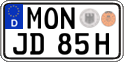 German license plate, Plates for oldtimers (type 