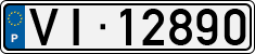 License plate of Portugal, Trailers
