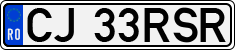 License plate of Romania, Regular plates