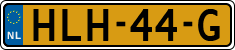 License plate of the Netherlands, Cars