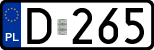 License plates of Poland, Regular car plates