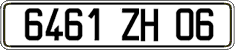 French license plate, FNI