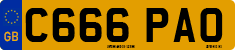 License plate of the United Kingdom, 1983 year system