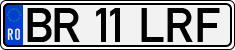 License plate of Romania, Regular plates