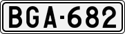 License plate of Finland, Cars