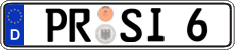 German license plate, Regular plates