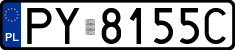 License plates of Poland, Regular car plates