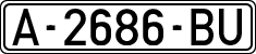 License plates of Spain, 1971 year series