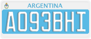 License plate of Argentina, Diplomatic