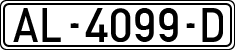 License plates of Spain, 1971 year series