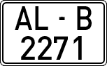 License plates of Spain, 1971 year series