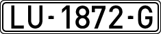 License plates of Spain, 1971 year series