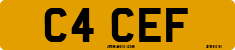 License plate of the United Kingdom, 1983 year system