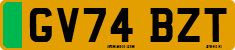License plate of the United Kingdom, 2001 year system
