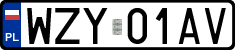 License plates of Poland, Regular car plates