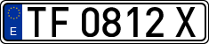 License plates of Spain, 1971 year series