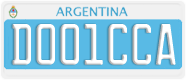 License plate of Argentina, Diplomatic