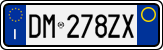 License plate of Italy, Cars (1994 year series)