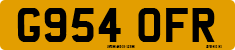 License plate of the United Kingdom, 1983 year system