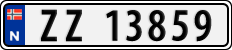 License plate of Norway, Cars
