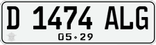 License plate of Indonesia, Regular plates