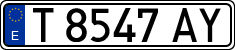 License plates of Spain, 1971 year series