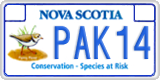 Nova Scotia, Specialty plates (ABC12)