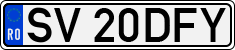 License plate of Romania, Regular plates