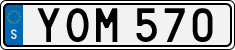 License plate of Sweden, Regular plates