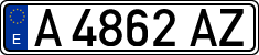 License plates of Spain, 1971 year series