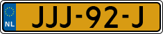 License plate of the Netherlands, Cars