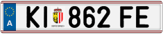 License plate of Austria, Regular plates