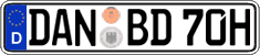 German license plate, Plates for oldtimers (type 