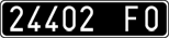 License plate of Italy, Cars (1927 year series)