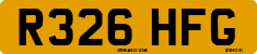 License plate of the United Kingdom, 1983 year system