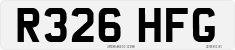 License plate of the United Kingdom, 1983 year system
