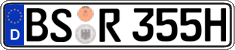 German license plate, Plates for oldtimers (type 