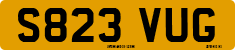 License plate of the United Kingdom, 1983 year system
