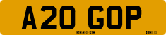 License plate of the United Kingdom, 1983 year system