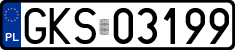 License plates of Poland, Regular car plates