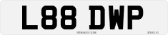 License plate of the United Kingdom, 1983 year system