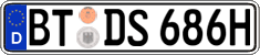 German license plate, Plates for oldtimers (type 