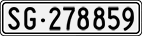 License plate of Switzerland, Cars
